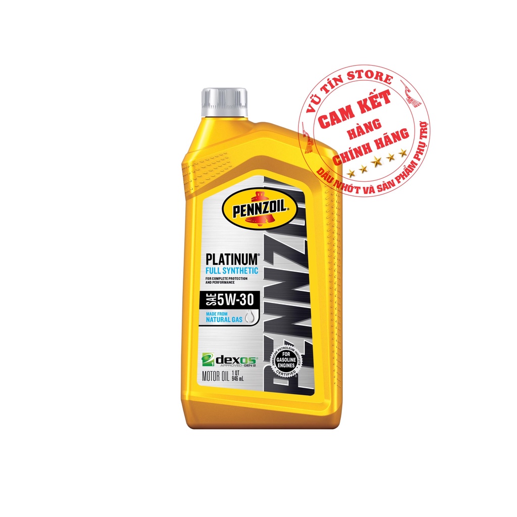 Dầu nhớt động cơ Pennzoil Platinum 5w30 Full Synthetic