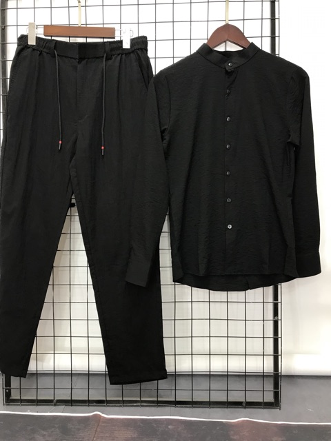 [SIÊU COMBO ĐŨI DÀI TAY ] QUẦN ĐŨI DÀI SƠ MI NAM DÀI TAY ĐŨI CỔ TÀU CỔ BẺ HÀN QUỐC HOT 2020 thời trang nam atb shop | BigBuy360 - bigbuy360.vn