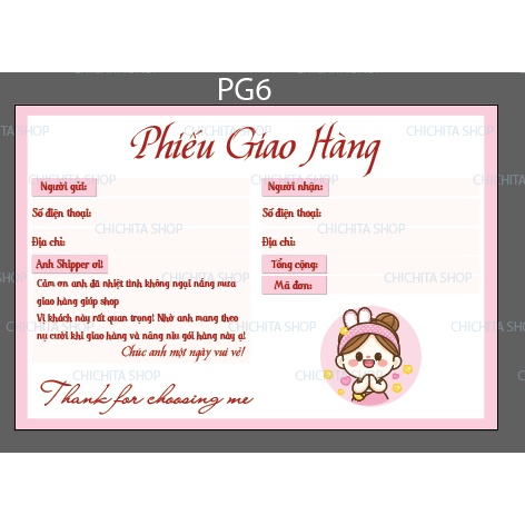 [Giá Tại Xưởng] combo 50,100 phiếu giao hàng, phiếu gửi hàng có keo dán, không dán hàng có sẵn