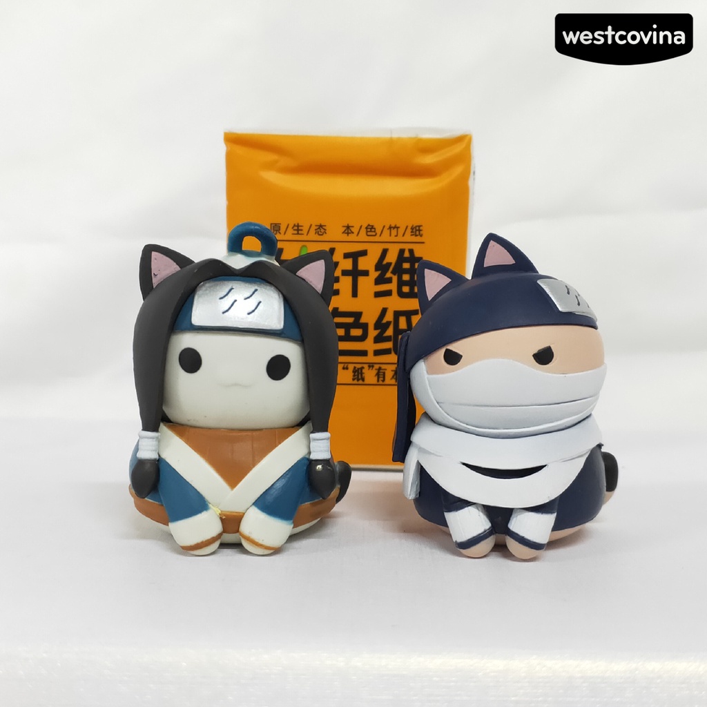 Set 8 Mô Hình Nhân Vật Anime Naruto Mini Bằng Pvc