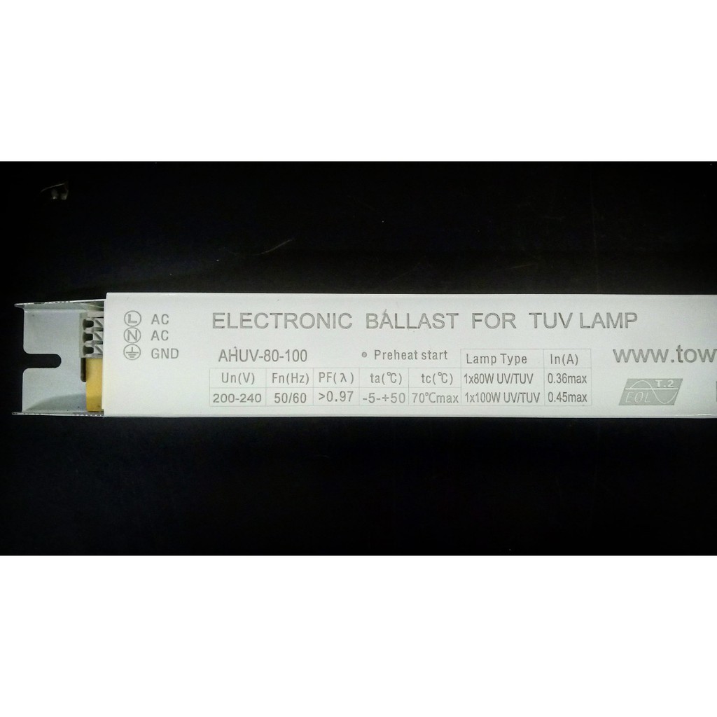 (SALE) Tăng phô Ballast cho bóng UV 80W hoặc 100W