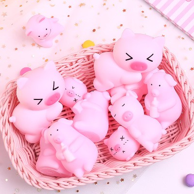 Heo chuột vịt cà rốt chút chít  DCB27 lợn vịt gà  dễ thương bóp bóng lười thú bóp squishy toy