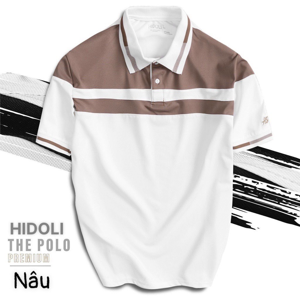 Áo Polo Nam Hidoli Ngắn Tay Vải Cotton Cá Sấu Cao Cấp Chất Lượng