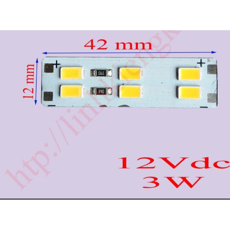 [ sét 5 cái ] Led thanh nhôm 12V 3W siêu sáng