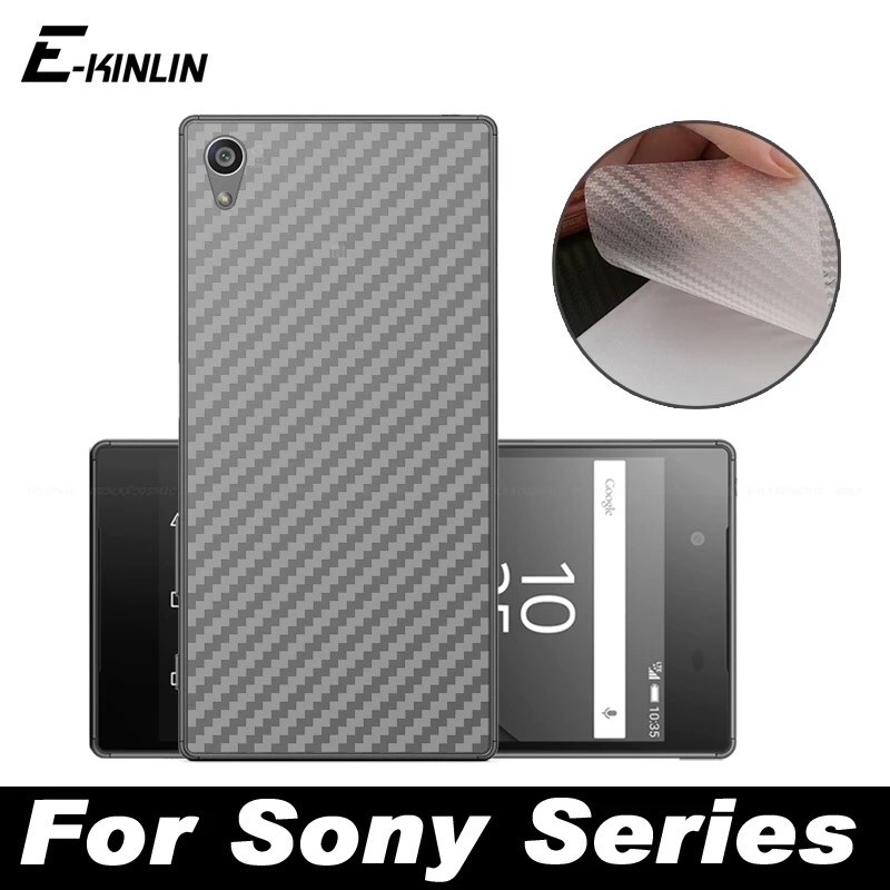 Miếng Dán Sợi Carbon Chống Trầy Xước Cho SONY XPERIA Z Z1 Z5 M4 M4 AQUA Garskin