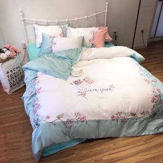 Com bo sét lụa ga satin cao cấp
