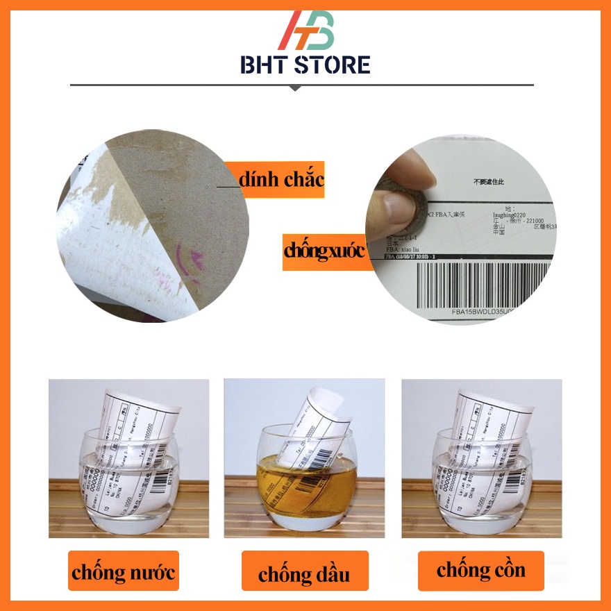 Giấy in nhiệt dạng tệp khổ 100X150, giấy in đơn hàng TMDT