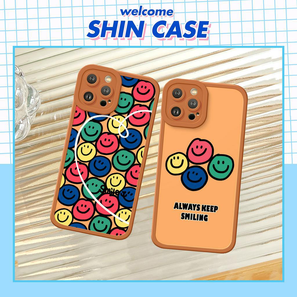 Ốp lưng iphone Smiling cạnh vuông 6/6plus/6s/6splus/7/7plus/8/8plus/x/xs/11/12/13/14/pro/max/promax/plus/shin/case