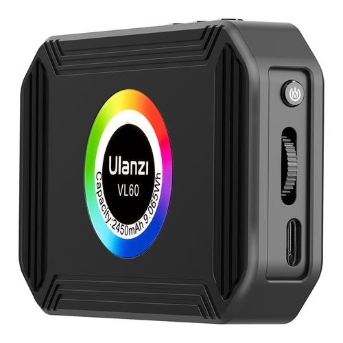 ULANZI VL60 RGB  - Đèn LED đổi màu RGB, 20 hiệu ứng đặc biệt, Pin 2450mAh - HÀNG CHÍNH HÃNG