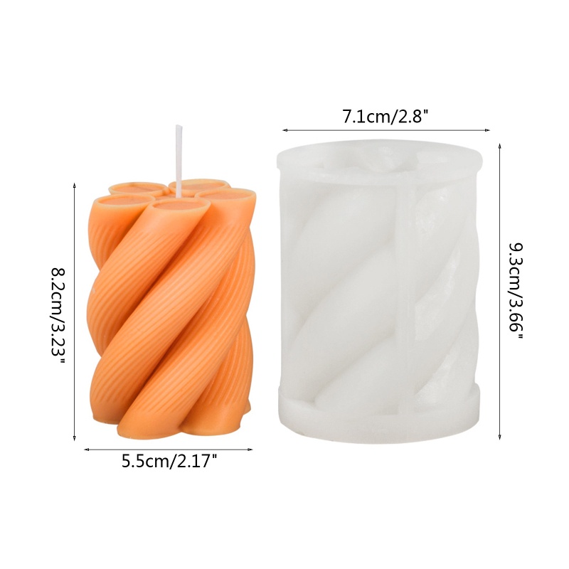Khuôn Silicone Làm Nến Sáp Nến Thủ Công 3D
