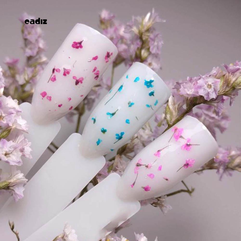 [Hàng mới về] Keo hoa trang trí móng tay với nhiều màu sắc khác nhau