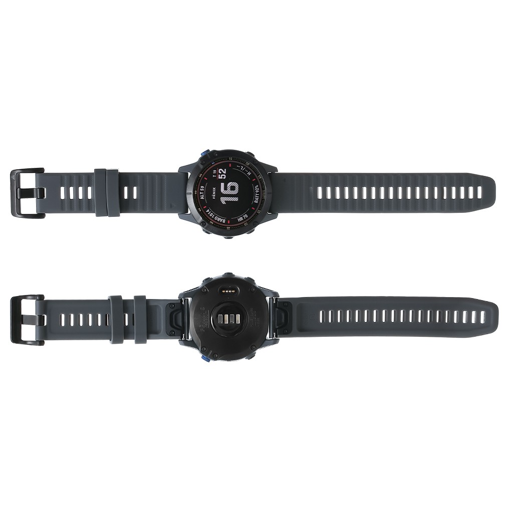 Đồng hồ thông minh Garmin Fenix 6 Pro Solar kháng nước 10 ATM đo nồng độ SPO2 màn hình MIP 1.3&quot; - Chính hãng BH 12 tháng