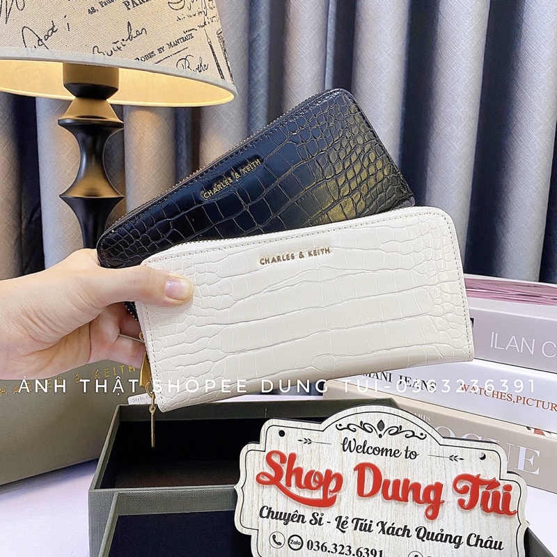 Ví nữ dài, ví nữ cầm tay da rắn trẻ trung, năng động phong cách hàn quốc