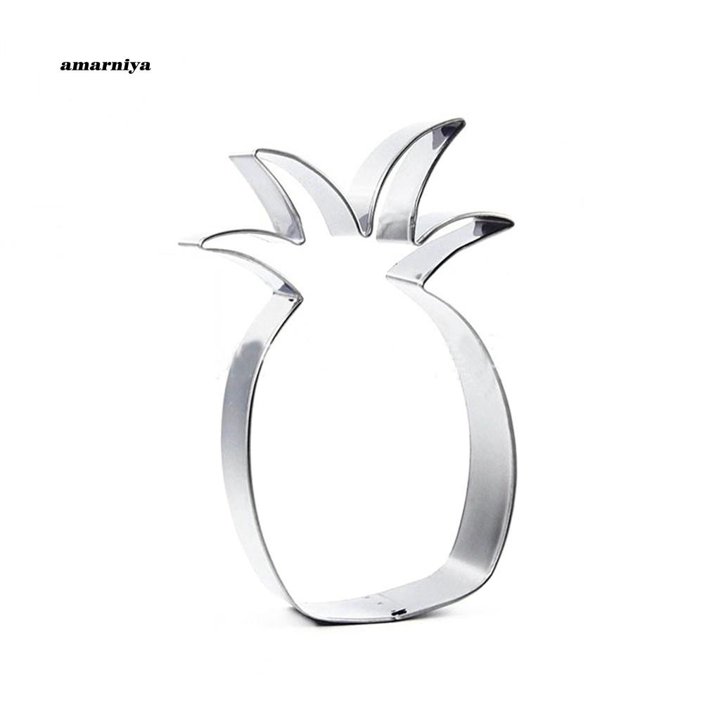 Khuôn cắt bánh hình quả dứa bằng inox chuyên dụng