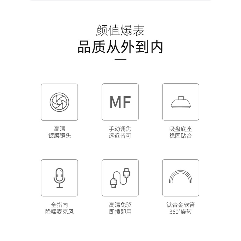 Camera Gắn Máy Tính Có Micro Giao Diện Usb Tiện Dụng | BigBuy360 - bigbuy360.vn