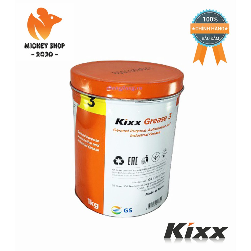 [Pro] Mỡ bò đa dụng Kixx Grease 3 1kg - mickey2020shop