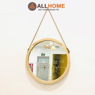 Gương Tròn Treo Tường All Home Tròn Viền Trang Điểm Nội Thất Phòng Ngủ