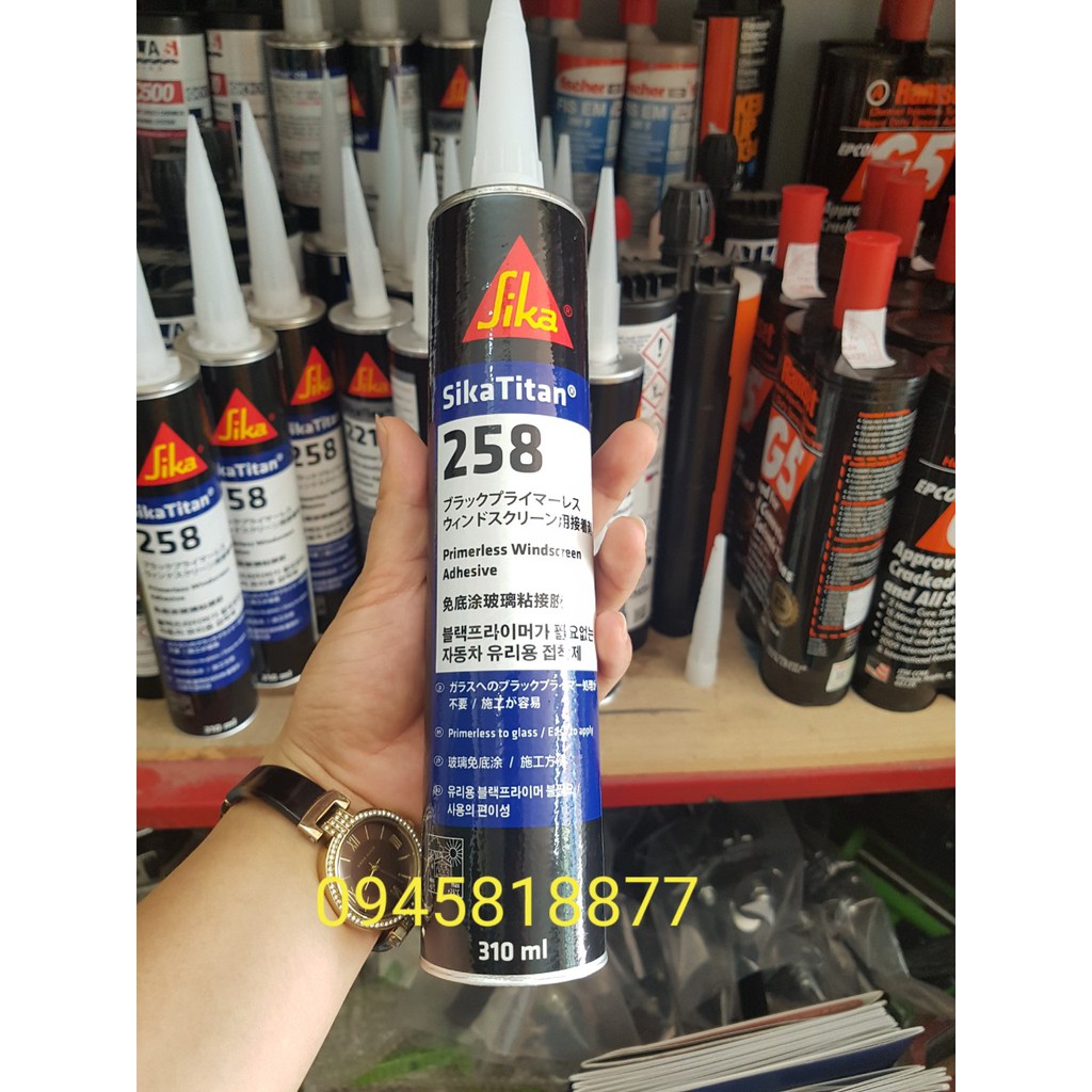 Keo dán kính sika titan 258