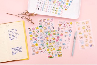 Sticker 6 tấm cá heo 2