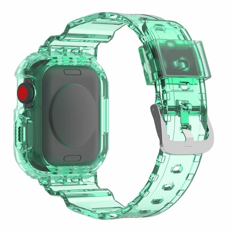 Dây Đeo Nhựa Trong Suốt Cho Đồng Hồ Thông Minh Apple watch Series ultra 8 7 6 SE 5 49mm 41 45 44 42 38 40 mm