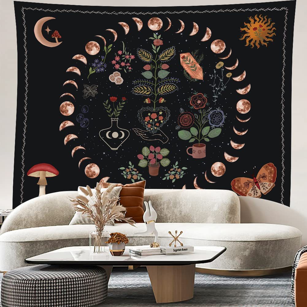 Thảm Treo Tường Trang Trí Họa Tiết Hình Học Phong Cách Bohemian