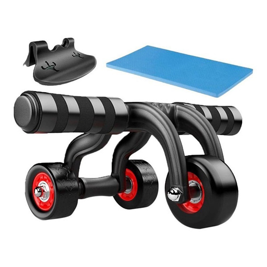 Con Lăn Tập Cơ Bụng AB DOMINAL WHEEL bánh Cao Cấp Tặng Kèm Thảm Lót