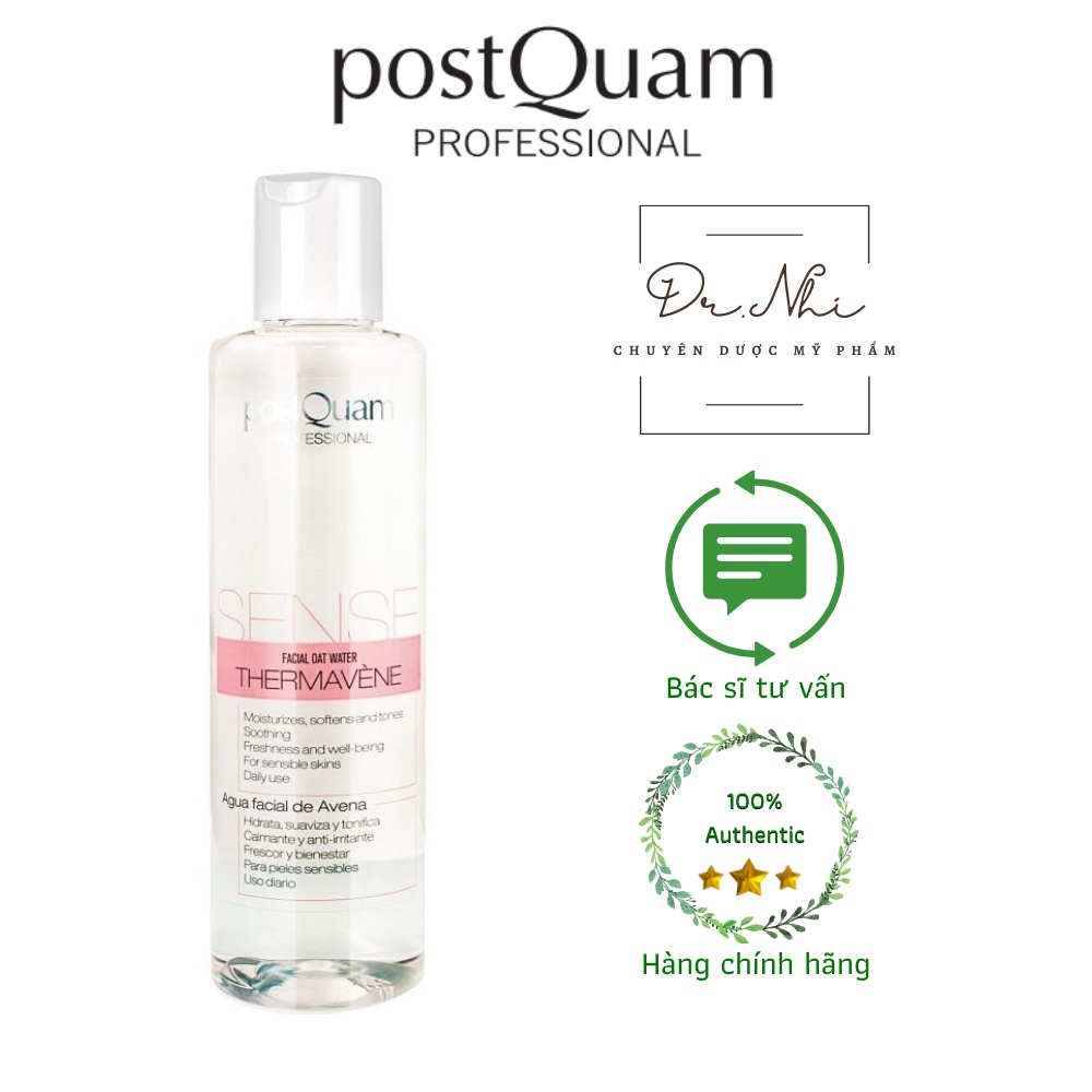 Nước cân bằng cho da yếu & thương tổn Facial Oath Water Thermavene PostQuam Q11