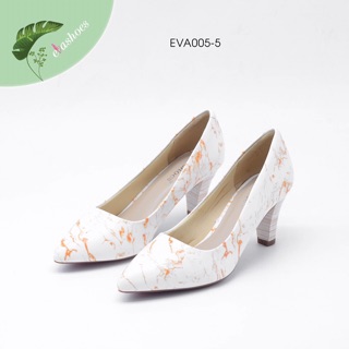 Giày Cao Gót Công Sở Evashoes - Eva005-5(Màu Đen, vân cam, vân đen,vân nâu)