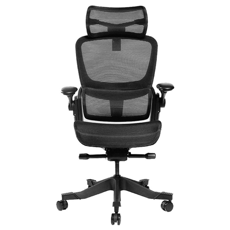 Ghế công thái học ergonomic Epione Easy Chair (All Black / Cool Gray) (Hàng chính hãng)