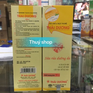 Sữa rửa mặt nghệ thái dương