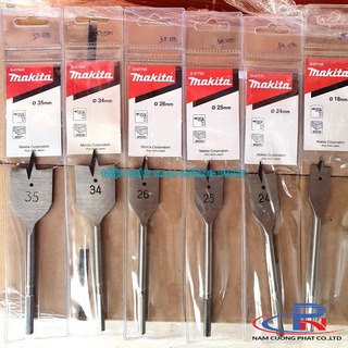 Mũi khoét gỗ đuôi cá Makita đường kính từ 6÷36mm