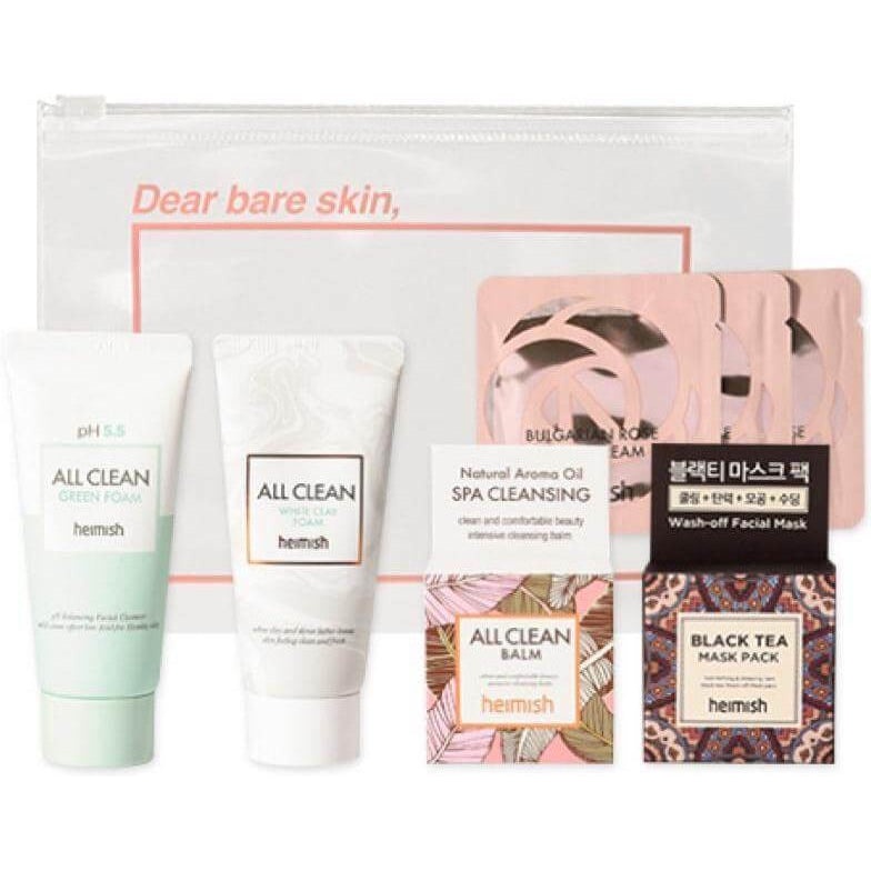 Bộ mỹ phẩm đi du lịch all clean mini kit