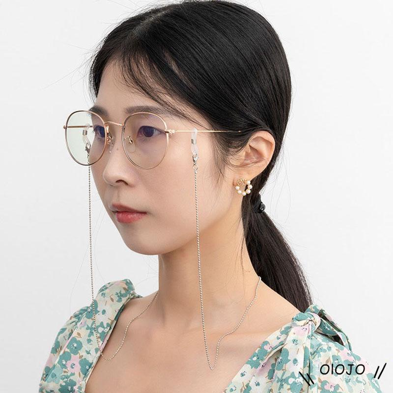 Dây Xích Gắn Mắt Kính Bằng Kim Loại Mạ Vàng Chống Rơi