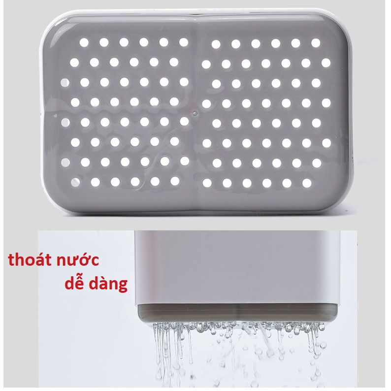 Ống đũa 3 ngăn nhựa ABS dễ dàng thoát nước
