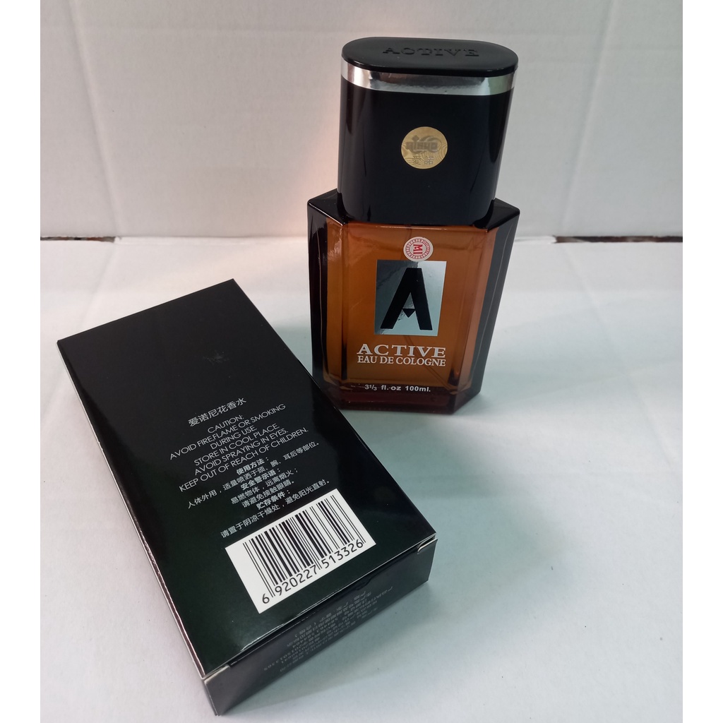 Nước hoa nam Active Eau de cologne Đen For Men 100ml