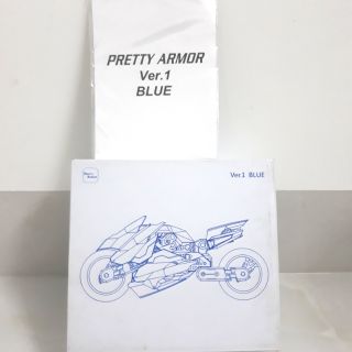 Mô hình lắp ghép xe moto (BLUE) của Pretty Armor