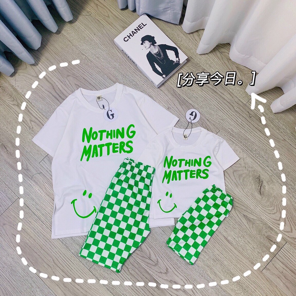 Đồ cặp MẸ và bé Gái Peko siêu sành điệu chất thun cotton chính phẩm mềm mịn, thoáng mát