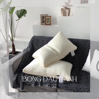 Đôi gối ruột tencel bông đậu nành siêu êm ái mượt mà - hàng chuẩn chất lượng cao
