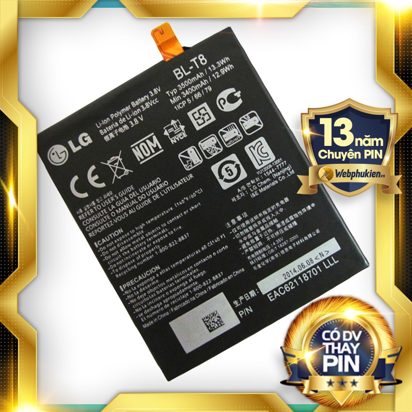 Pin zin cho LG BL-T8 3500mAh (LG G Flex/ D955/ F340)