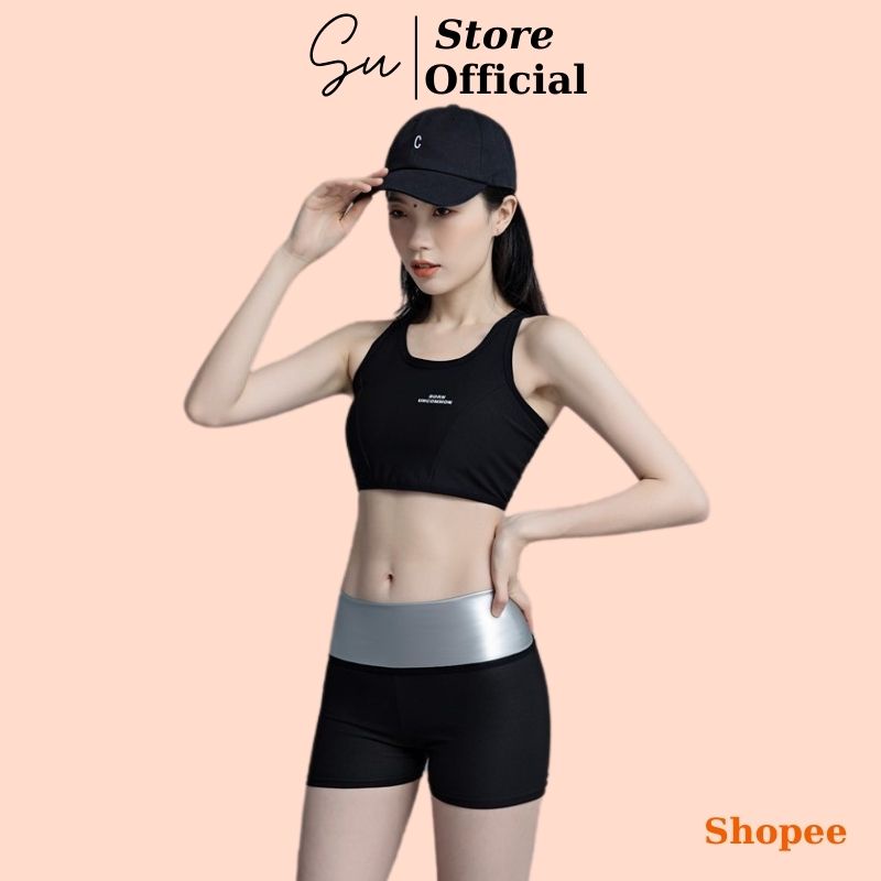 Quần Legging Ngắn Su Offical Giảm Mỡ Bụng Thon Eo - 0408