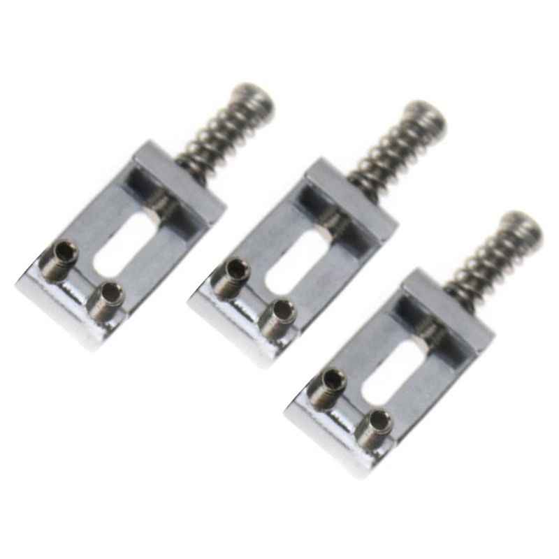 FENDER Set 6 Yên Xe Thay Thế Bằng Chrome Tremolo Cho Đàn Guitar Điện