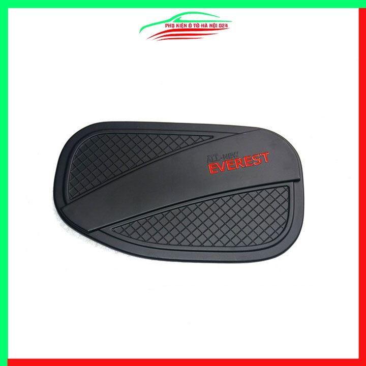 Ốp nắp xăng Everest 2016-2021 nhựa đen bảo vệ chống trầy trang trí ô tô