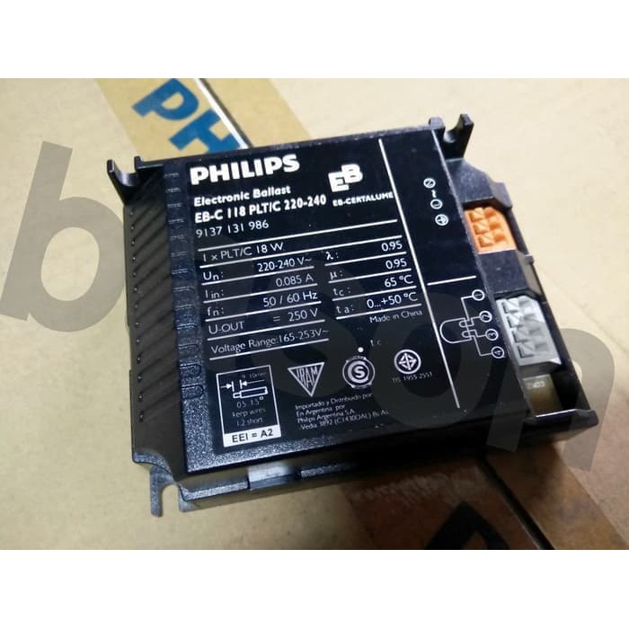 Chấn lưu điện tử EB-C cho bóng đèn PLT/PLC , EBC 118 PLC/T 220v