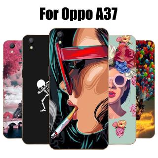 Ốp lưng OPPO A37 Trường hợp Silicone mềm TPU Back Cover Điện thoại Vỏ bọc OPPO A37 Case