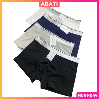 Quần sịp đùi nam boxer lót trong thun lạnh mềm mịn cao cấp thông hơi thoáng khí co dãn bốn chiều ABATI