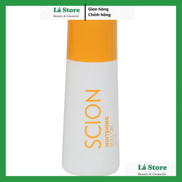 Lăn Khử Mùi Scion Whitening Roll On 75ml - Lăn nách Scion mẫu mới 2021