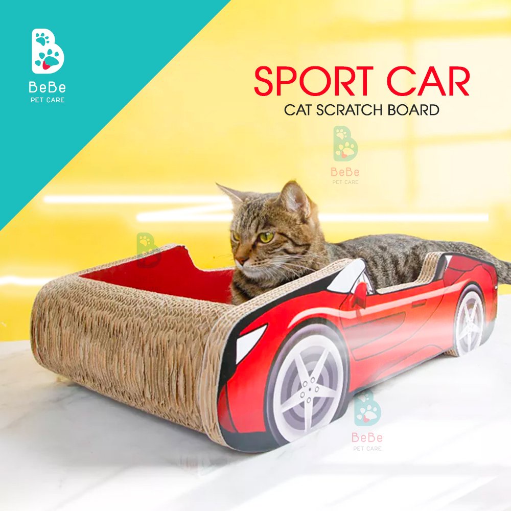 [Siêu Xinh - Kèm Catnip] Xế Sang I Tàu Xịn Kết Hợp Cào Móng Cực Kỳ Dễ Thương - Đồ Chơi Cho Các Boss Mèo