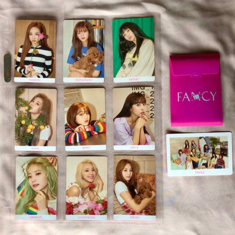 SET PHOTOCARD PRE TWICE FANCY