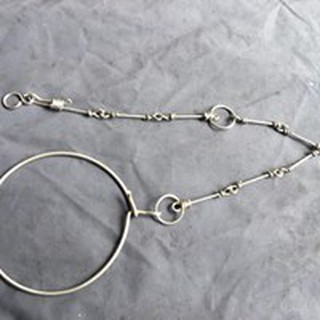 Dây xích chân cho vẹt kiểu thái dài 44cm,kèm vòng tháo lắp
