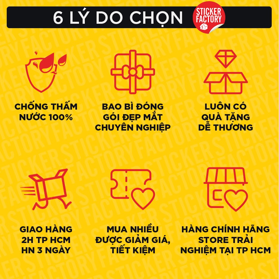 Hộp set 30 sticker decal hình dán nón bảo hiểm , laptop, xe máy, ô tô - CS GO - STICKER FACTORY